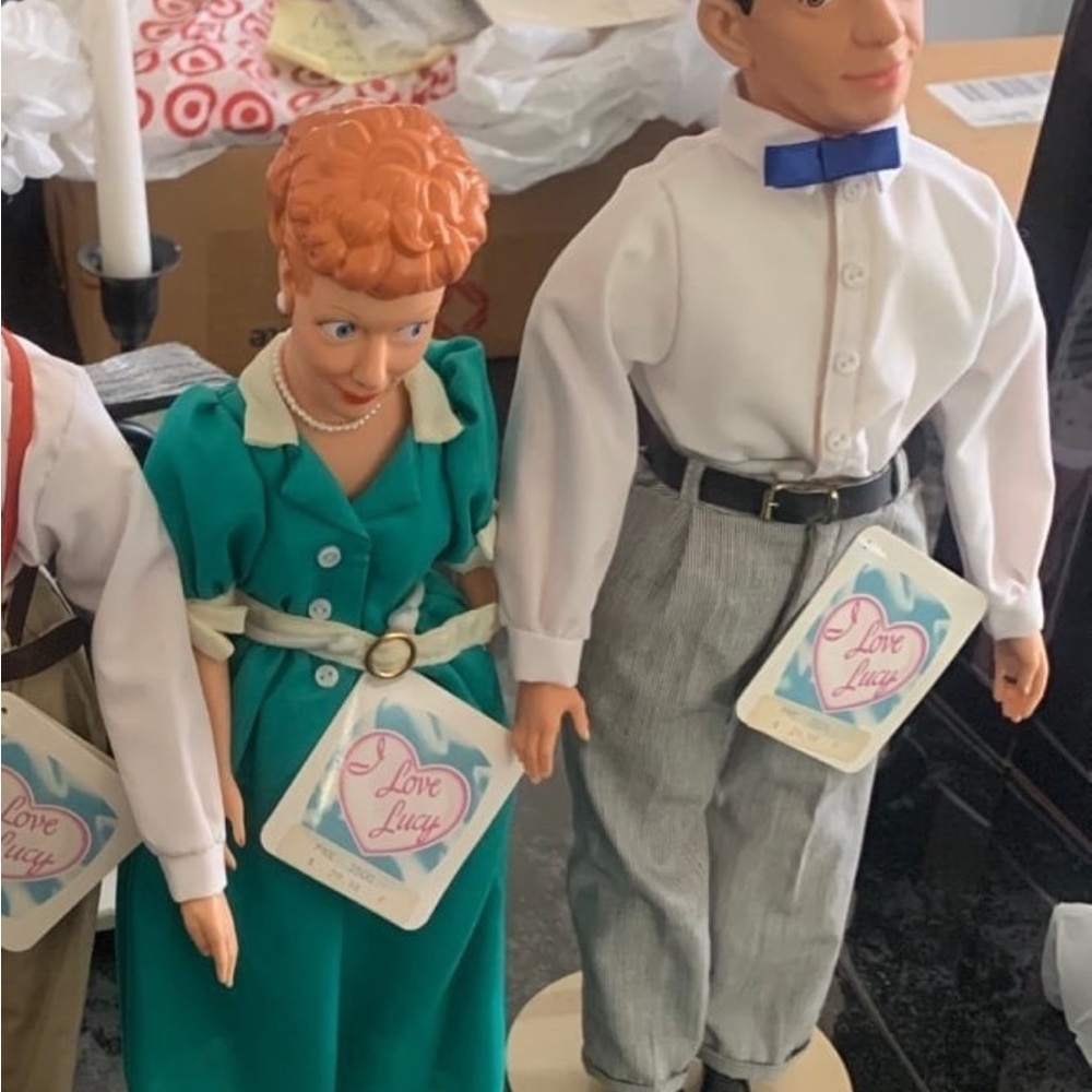 1988 Hamilton Presents I Love Lucy Dolls Lucy and Ricky Collector's